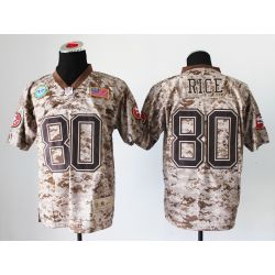 Cheap Jerry Rice 49ers Jersey From China #80 DOD Camo