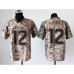 Cheap 12th Fan Seahawks Jersey From China #12 DOD Camo