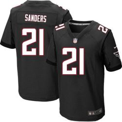 Cheap Deion Sanders Falcons Jersey From China #21 Black Elite
