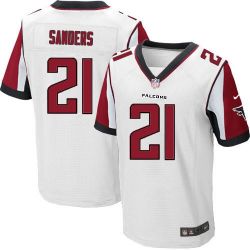 Cheap Deion Sanders Falcons Jersey From China #21 White Elite