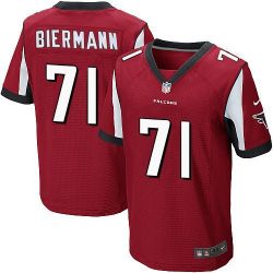 Cheap Kroy Biermann Falcons Jersey From China #71 Red Elite