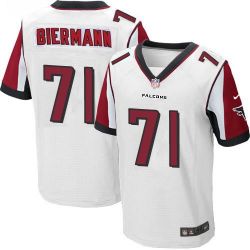 Cheap Kroy Biermann Falcons Jersey From China #71 White Elite