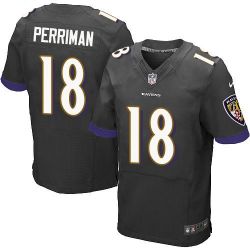 Cheap Breshad Perriman Ravens Jersey From China #18 Black Elite