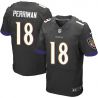 Cheap Breshad Perriman Ravens Jersey From China #18 Black Elite