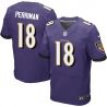 Cheap Breshad Perriman Ravens Jersey From China #18 Purple Elite