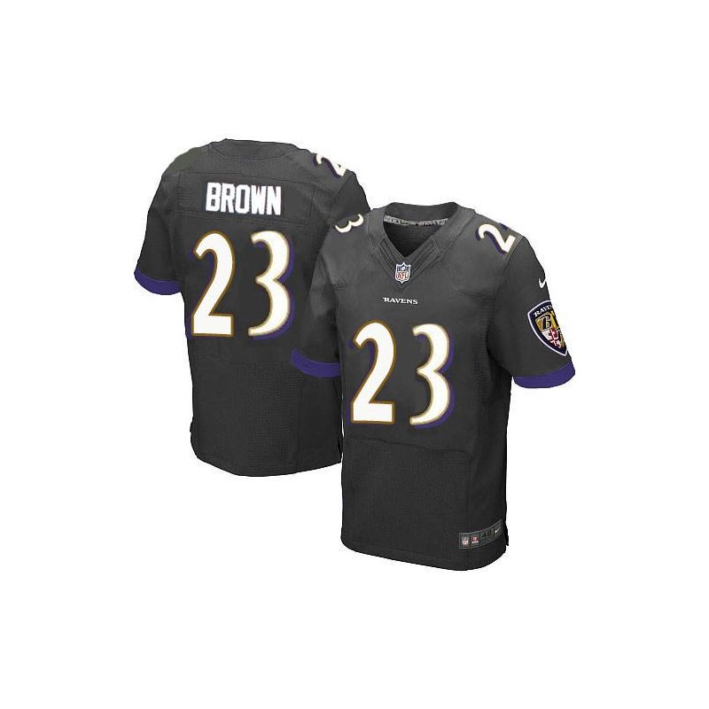 Cheap Chykie Brown Ravens Jersey From China #23 Black Elite