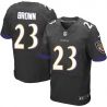 Cheap Chykie Brown Ravens Jersey From China #23 Black Elite