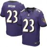 Cheap Chykie Brown Ravens Jersey From China #23 Purple Elite