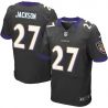 Cheap Asa Jackson Ravens Jersey From China #27 Black Elite