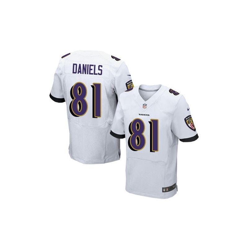 Cheap Owen Daniels Ravens Jersey From China #81 White Elite Cheap Owen Daniels Ravens Jersey From China #81 White Elite