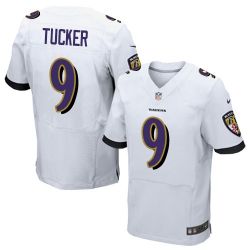 Cheap Justin Tucker Ravens Jersey From China #9 White Elite