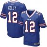 Cheap Jim Kelly Bills Jersey From China #12 Blue Elite