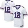 Cheap Jim Kelly Bills Jersey From China #12 White Elite