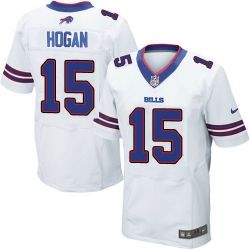 Cheap Chris Hogan Bills Jersey From China #15 White Elite