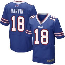 Cheap Percy Harvin Bills Jersey From China #18 Blue Elite