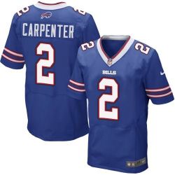 Cheap Dan Carpenter Bills Jersey From China #2 Blue Elite