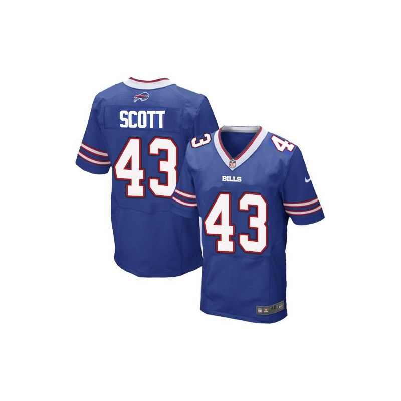 Cheap Bryan Scott Bills Jersey From China #43 Blue Elite Cheap Bryan Scott Bills Jersey From China #43 Blue Elite