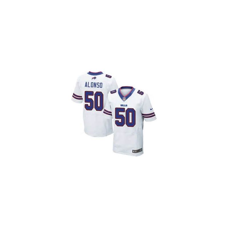 Cheap Kiko Alonso Bills Jersey From China #50 White Elite Cheap Kiko Alonso Bills Jersey From China #50 White Elite
