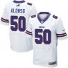 Cheap Kiko Alonso Bills Jersey From China #50 White Elite