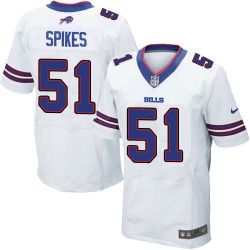 Cheap Takeo Spikes Bills Jersey From China #51 White Elite