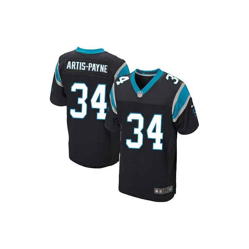 Cheap Cameron Artis-Payne Panthers Jersey From China #34 Black Elite Cheap Cameron Artis-Payne Panthers Jersey From China #34 Black Elite