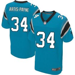 Cheap Cameron Artis-Payne Panthers Jersey From China #34 Blue Elite