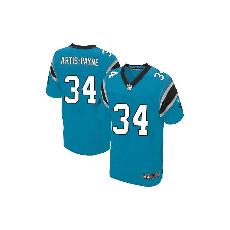 Cheap Cameron Artis-Payne Panthers Jersey From China #34 Blue Elite Cheap Cameron Artis-Payne Panthers Jersey From China #34 Blue Elite