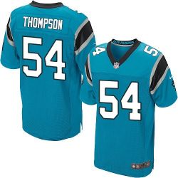 Cheap Shaq Thompson Panthers Jersey From China #54 Blue Elite