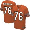 Cheap Eddie Goldman bears Jersey From China #76 Orange Elite