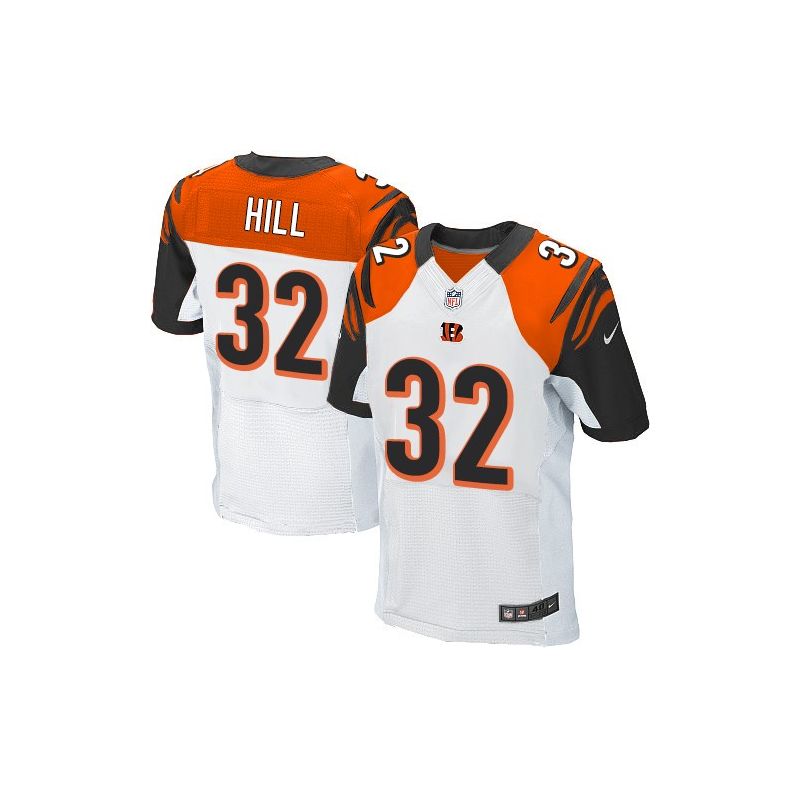 Cheap Jeremy Hill Bengals Jersey From China #32 White Elite Cheap Jeremy Hill Bengals Jersey From China #32 White Elite
