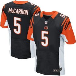 Cheap AJ McCarron Bengals Jersey From China #5 Black Elite