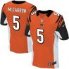Cheap AJ McCarron Bengals Jersey From China #5 Orange Elite