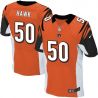 Cheap AJ Hawk Bengals Jersey From China #50 Orange Elite