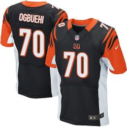 Cheap Cedric Ogbuehi Bengals Jersey From China #70 Black Elite