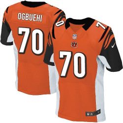 Cheap Cedric Ogbuehi Bengals Jersey From China #70 Orange Elite