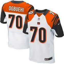 Cheap Cedric Ogbuehi Bengals Jersey From China #70 White Elite