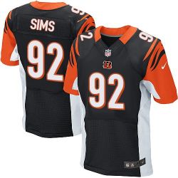 Cheap Pat Sims Bengals Jersey From China #92 Black Elite