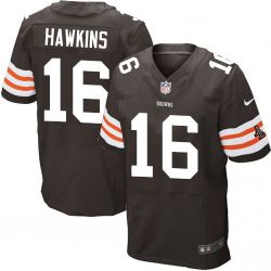 Cheap Andrew Hawkins Browns Jersey From China #16 Brown Elite