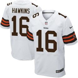 Cheap Andrew Hawkins Browns Jersey From China #16 White Elite