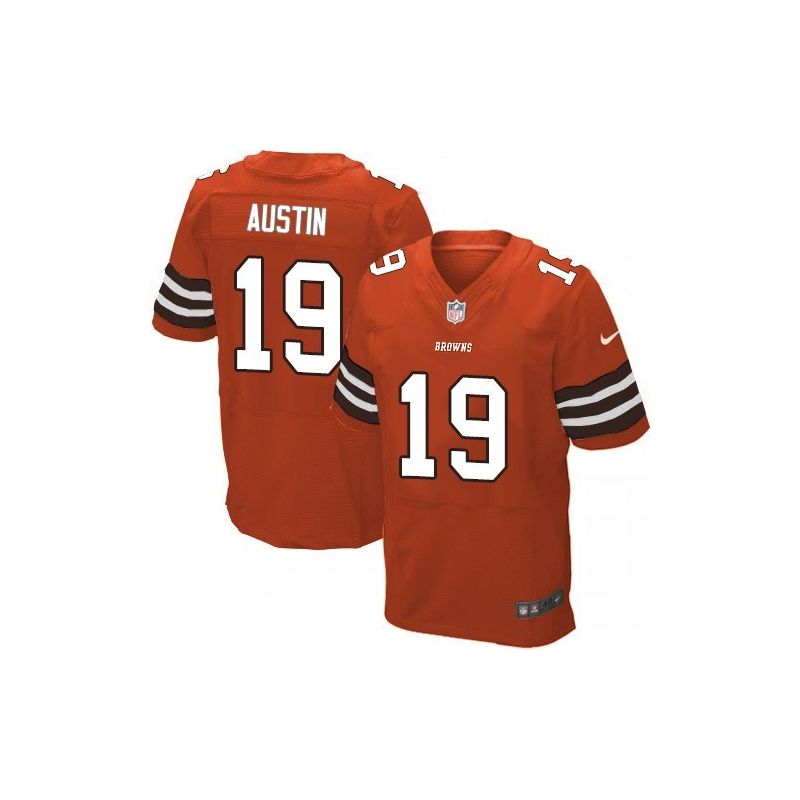 Cheap Miles Austin Browns Jersey From China #19 Orange Elite