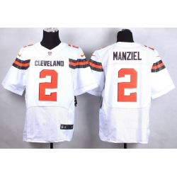 Cheap Johnny Manziel Browns Jersey From China #2 White 2015 new Elite