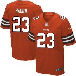 Cheap Joe Haden Browns Jersey From China #23 Orange Elite