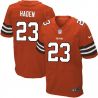 Cheap Joe Haden Browns Jersey From China #23 Orange Elite