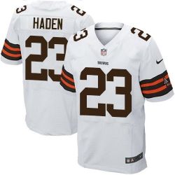 Cheap Joe Haden Browns Jersey From China #23 White Elite