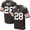 Cheap Terrance West Browns Jersey From China #28 Brown Elite
