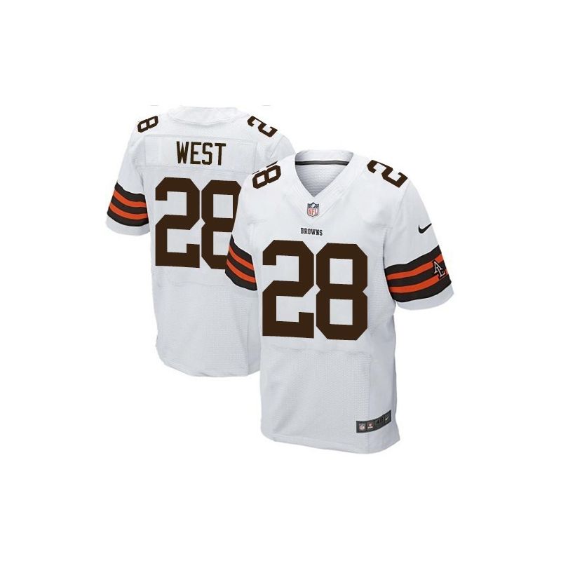 Cheap Terrance West Browns Jersey From China #28 White Elite Cheap Terrance West Browns Jersey From China #28 White Elite