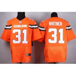 Cheap Donte Whitner Browns Jersey From China #31 Orange 2015 new Elite