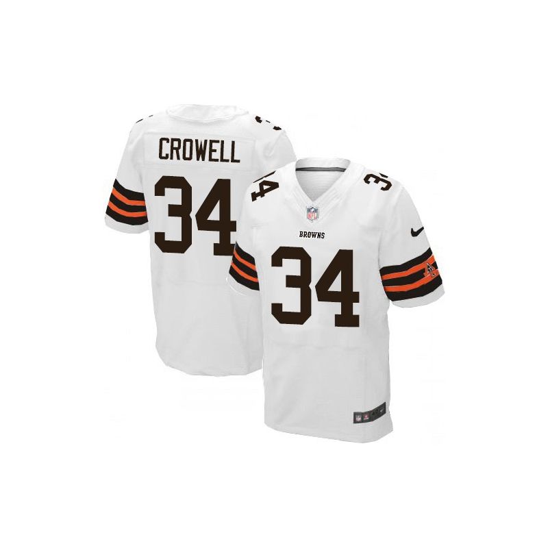 Cheap Isaiah Crowell Browns Jersey From China #34 White Elite Cheap Isaiah Crowell Browns Jersey From China #34 White Elite