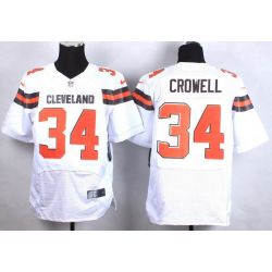 Cheap Isaiah Crowell Browns Jersey From China #34 White 2015 new Elite