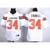 Cheap Isaiah Crowell Browns Jersey From China #34 White 2015 new Elite